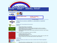 Tablet Screenshot of job3000.cz